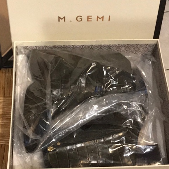 New M.Gemi Boots Olive Green - Picture 7 of 13